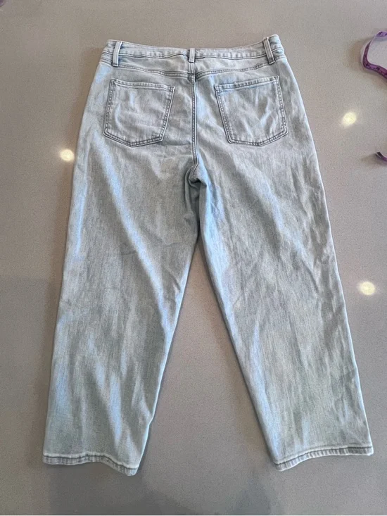 Chico's Light Blue Barrel Vibe Jean Sz 12R - Picture 3 of 6